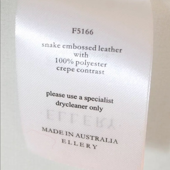 Ellery Genuine Runway Cream Leather Rose Gold-tax right off soon - Picture 7 of 9